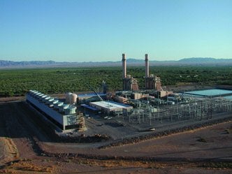 1.	Down in the desert. Calpine Corp.'s South Point Energy Center, a 520-MW combined-cycle facility in Arizona, recovered quickly from a crash caused by the failure of a steam-turbine blade. Courtesy: Wood Group