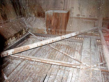 4. Look out below. Because this steam coil air preheater (SCAP) was mounted directly below a rotary regenerative air heater, corrosive sediment and crud dislodged during RRAH basket washdown fell onto the SCAP&rsquo;s finned-coil surfaces, damaging them. Courtesy: Armstrong Heat Transfer Group