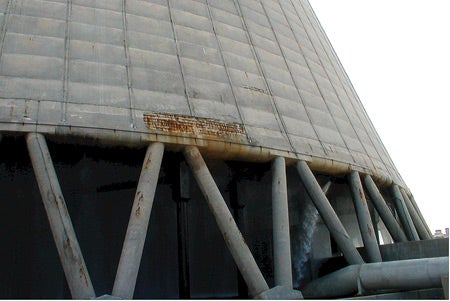 2. Rust belt. In a working hyperbolic tower, practically all surfaces of its basin may endure 