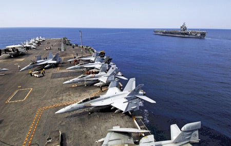 6.	Five acres of diplomacy. Building a dam that would put an end to all ship traffic, including oil supertankers, into and out of the Red Sea would definitely not be popular with the energy-hungry industrialized world. Courtesy: DefenseLink