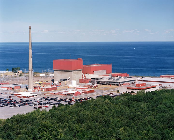 Another casualty of economics, Entergy announced on Nov. 2, 2015, that it would close the 838-MW FitzPatrick plant at the end of its current fuel cycle, expected by January 2017. The Oswego, N.Y.–station began commercial operation July 28, 1975. Courtesy: Entergy Nuclear