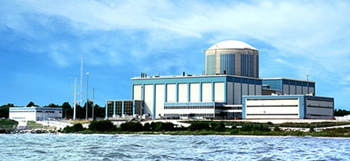 The 556-MW Kewaunee plant was the first in a string of nuclear plant closure announcements when Dominion released word on Oct. 22, 2012, that it would retire the unit. Located in its namesake Wisconsin county, the plant began commercial operation on June 16, 1974. It was shut down for the last time on May 7, 2013, for economic reasons. Courtesy: Dominion Energy