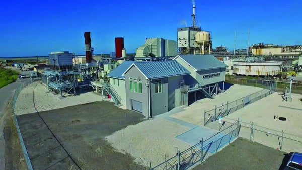 5.Raising the flag for CHP. Chesapeake Utilities’ Eight Flags Energy CHP Plant on Amelia Island, Fla., supplies steam and hot water to an adjacent cellulose products manufacturing facility and 20 MW of electricity to Chesapeake subsidiary Florida Public Utilities. Building the plant improved flexibility at the cellulose facility while reducing electricity costs for island residents. Courtesy: Chesapeake Utilities
