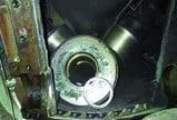 6.	Jelly roll. The pulverizer bearing information was detected too late to prevent a failure. Courtesy: SKF USA Inc.