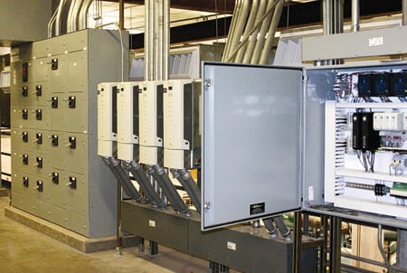 2.	Tightly integrated controls. Parts of the control system communicate with each other over a fault-tolerant Ethernet network. Courtesy: APS Energy Services