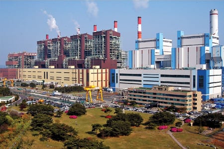 Boryeong Thermal Power Complex, Boryeong-Si, Chungcheongnam-do Province, South Korea