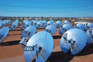 Dish Stirling Solar Plant Debuts
