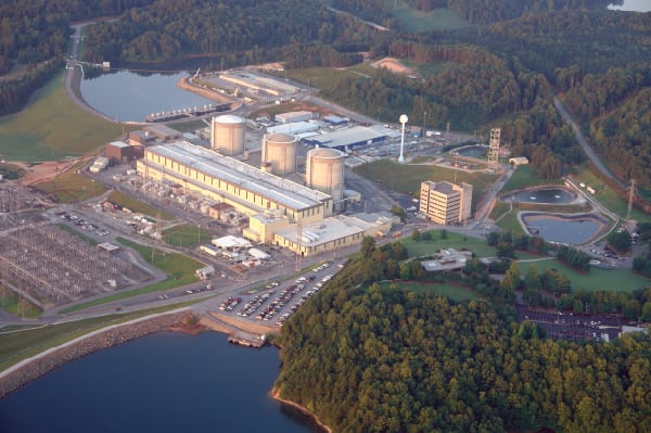 Top Plant: Oconee Nuclear Station, Seneca, South Carolina