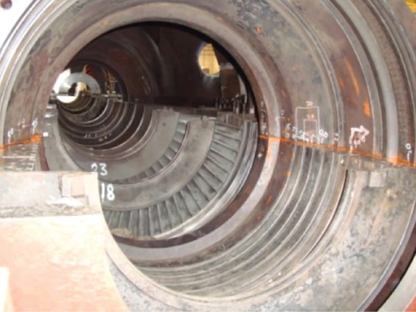 steam turbine rotor vibration