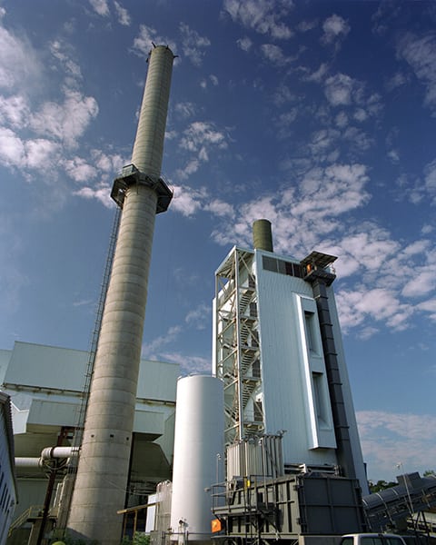 McNeil Generating Station at Burlington, VT - a biomass gasifier which operates on wood chips