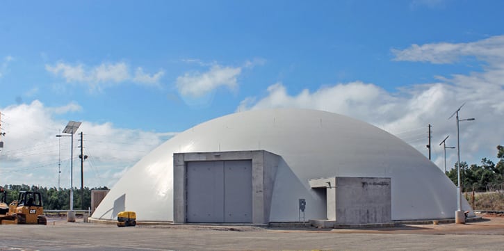 Vogtle Nuclear Plant Unveils Its New FLEX Dome