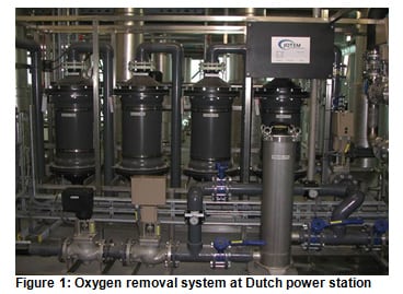 Oxygen Removal from the Feedwater of a Central District Heating System in a Dutch Power Station