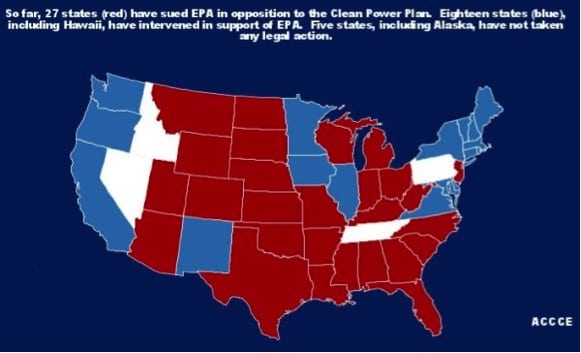 Opposition to Clean Power Plan