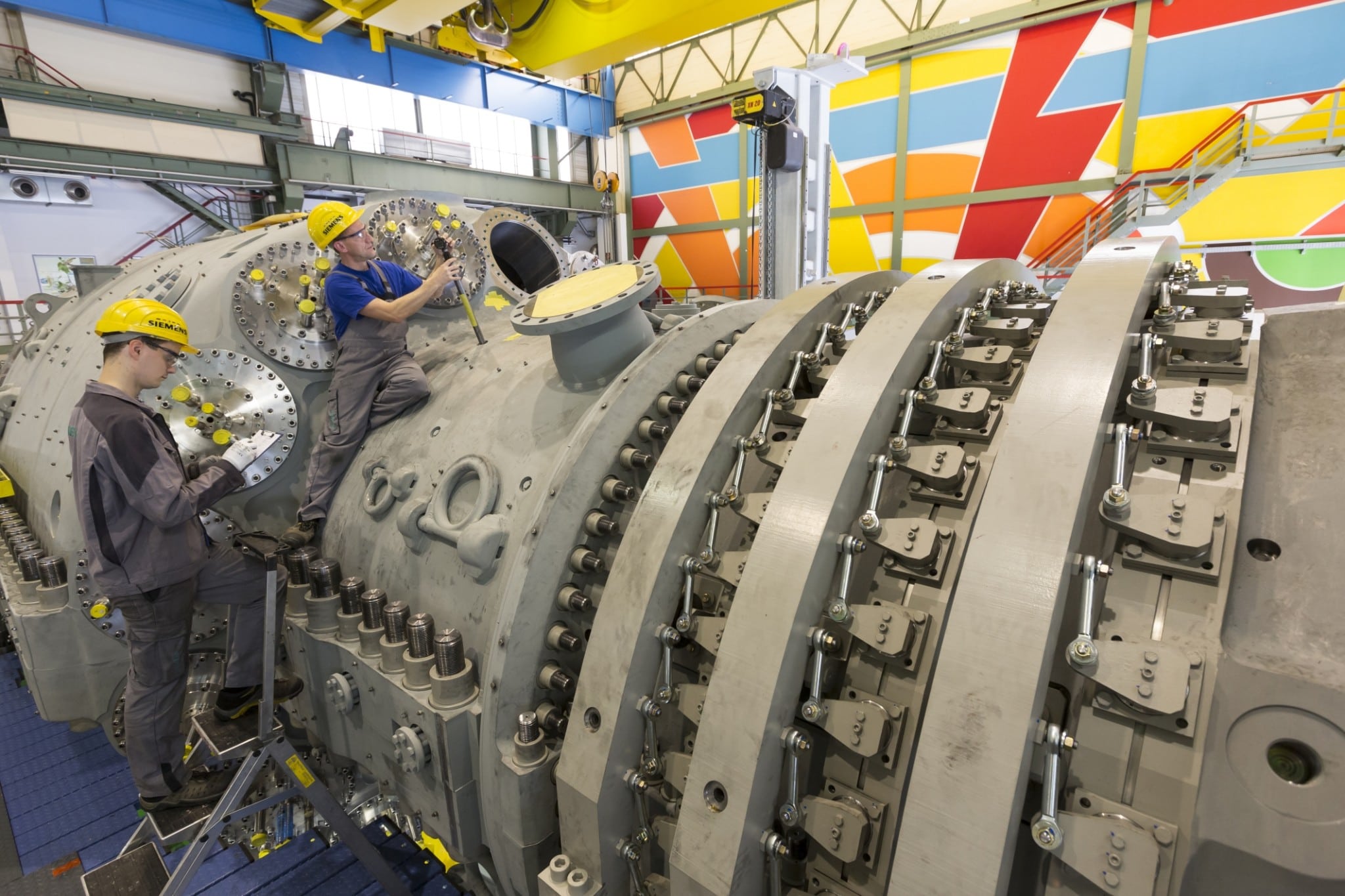 Historic and Trend-Setting Siemens Turbine Manufacturing Plant Hits Milestone