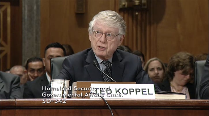 Ted Koppel Says Chinese and Russians Are in U.S. Power Grid