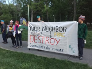 BXE protests at FERC's Tony Clark's house