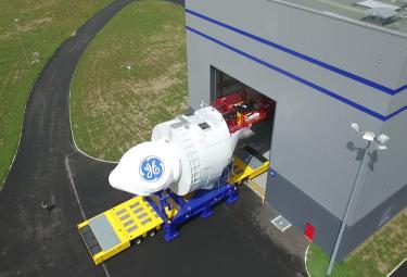 GE Renewable Energy begins shipping its first offshore wind turbine nacelles to the United States
