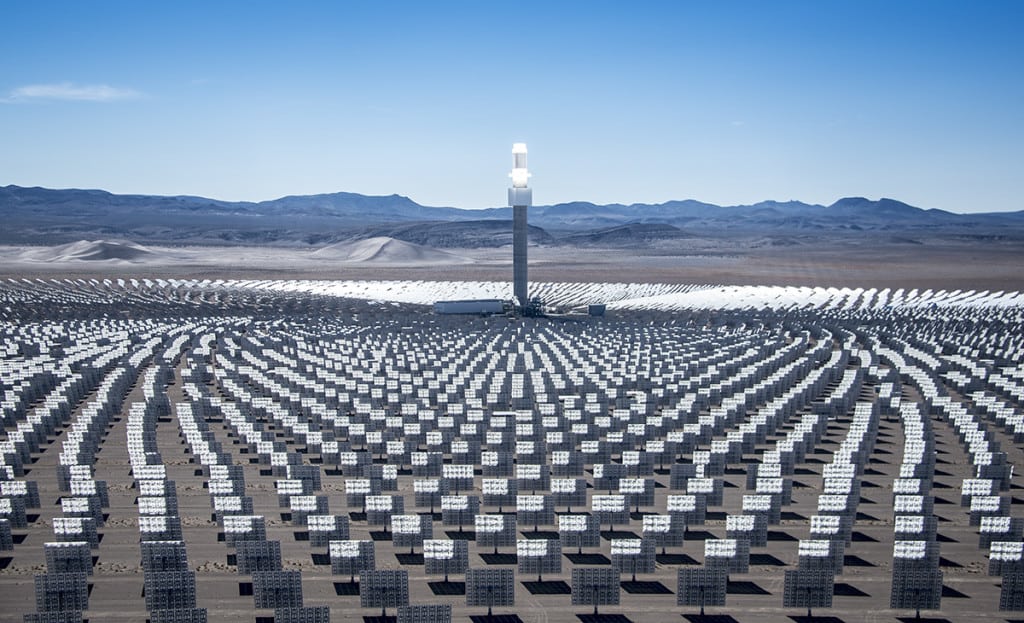 TOP PLANT Crescent Dunes Solar Energy Project Tonopah Nevada
