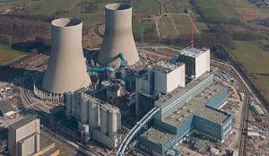 Each of the new units at RWE’s Westfalen coal-fired power plant was to have a capacity of 800 MW. Though Unit E is online, startup troubles for Unit D’s steam generator in 2014 contributed to its mothballing. Courtesy: RWE Power