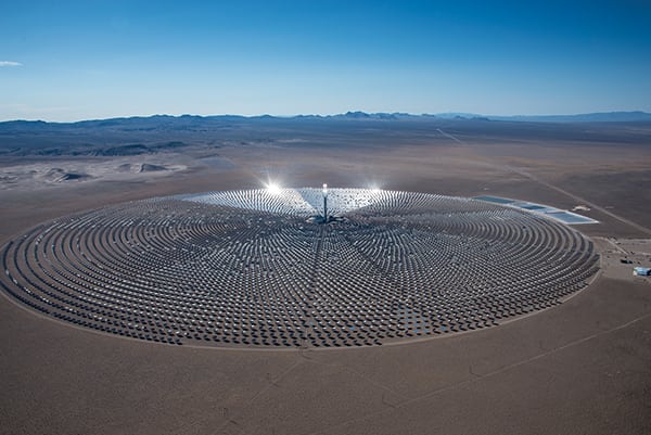 TOP PLANT: Crescent Dunes Solar Energy Project, Tonopah, Nevada