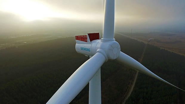 Siemens 8-megawatt wind turbine up and running