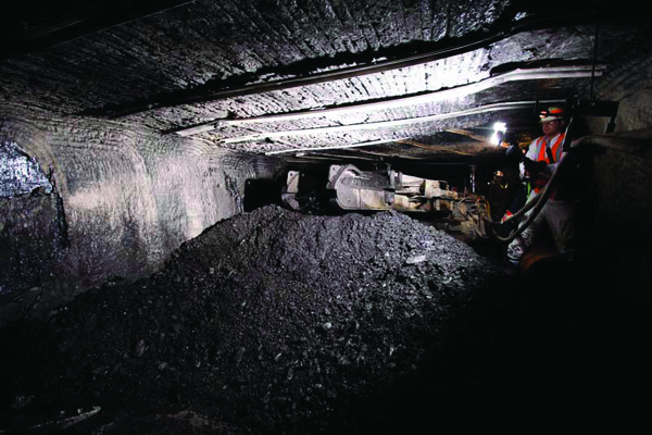 3.Pitt 8. Homer City’s ready-to-burn coal comes from Pittsburgh Seam #8. Courtesy: CONSOL Energy Inc.