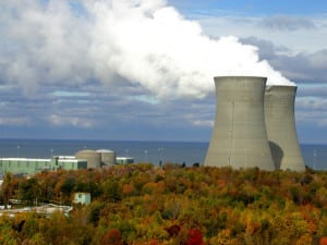 The Perry Nuclear Generating Station on Lake Erie, northeast of Cleveland, Ohio, is among the FirstEnergy plants struggling financially. Source: NRC