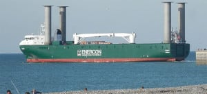 E-ship 1 wind rotors