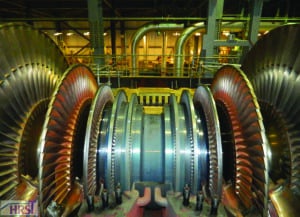 Fig 6_LP Rotor Upper Half Casing Removed