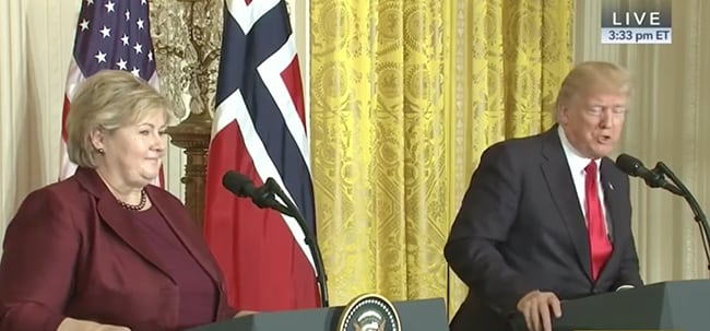 VIDEO: Trump Says U.S. Could Re-Enter Paris Agreement, Praises Norway’s Hydropower