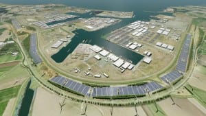 Visualization of Solarpark Scaldia - Picture North Sea Port