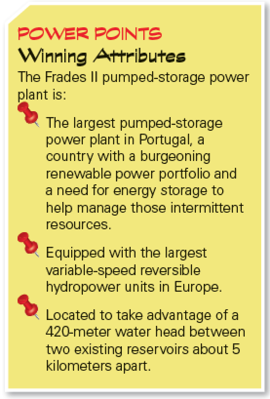 Frades II pumped storage hydro