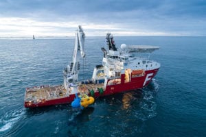 Sabella D10 Tidal turbine installation