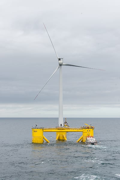 SENER will be involved in the Kincardine offshore floating wind farm that COBRA is currently constructing in Scotland
