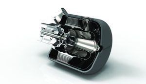Fig 1-Capstone C200 microturbine cutaway