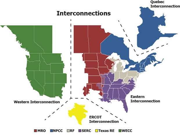 NERC-Interconnections-power-grid-electric