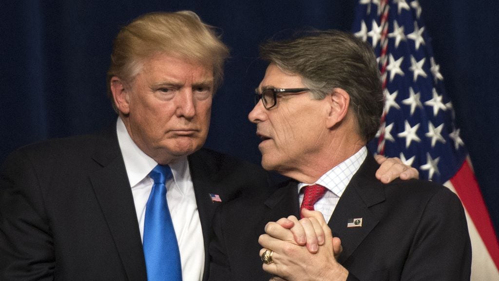 Energy Secretary Perry Tells Trump He is Resigning
