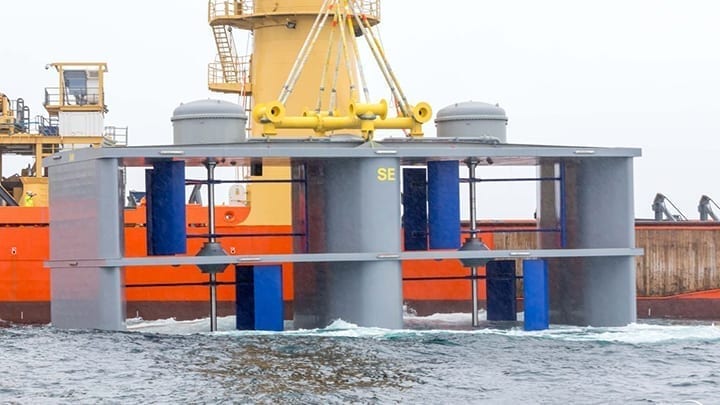 Gravity Base Ballast Provides Tidal Turbines with a Sturdy Grip