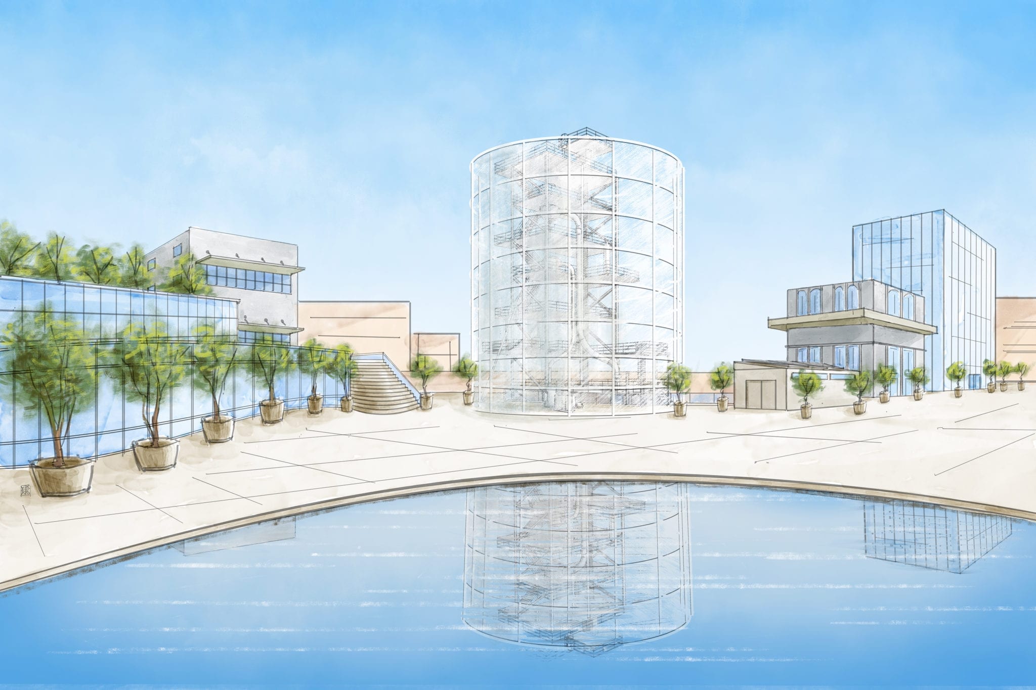 Ways2H rendering of a waste-to-hydrogen unit 2