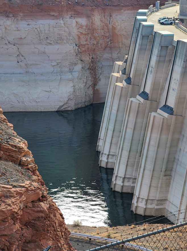 Dam, Glen Canyon Hydropower Plants Operating at Substantially Decreased Capacity