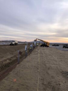 Rabbitbrush solar sitework