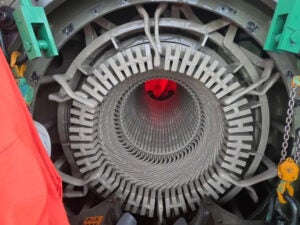 MD&A Completed Stator: New Rewedge, Painted