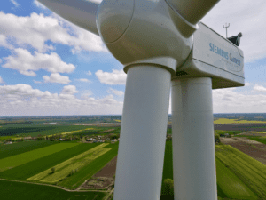 Wind turbine at Polenergia’s Szymankowo wind farm