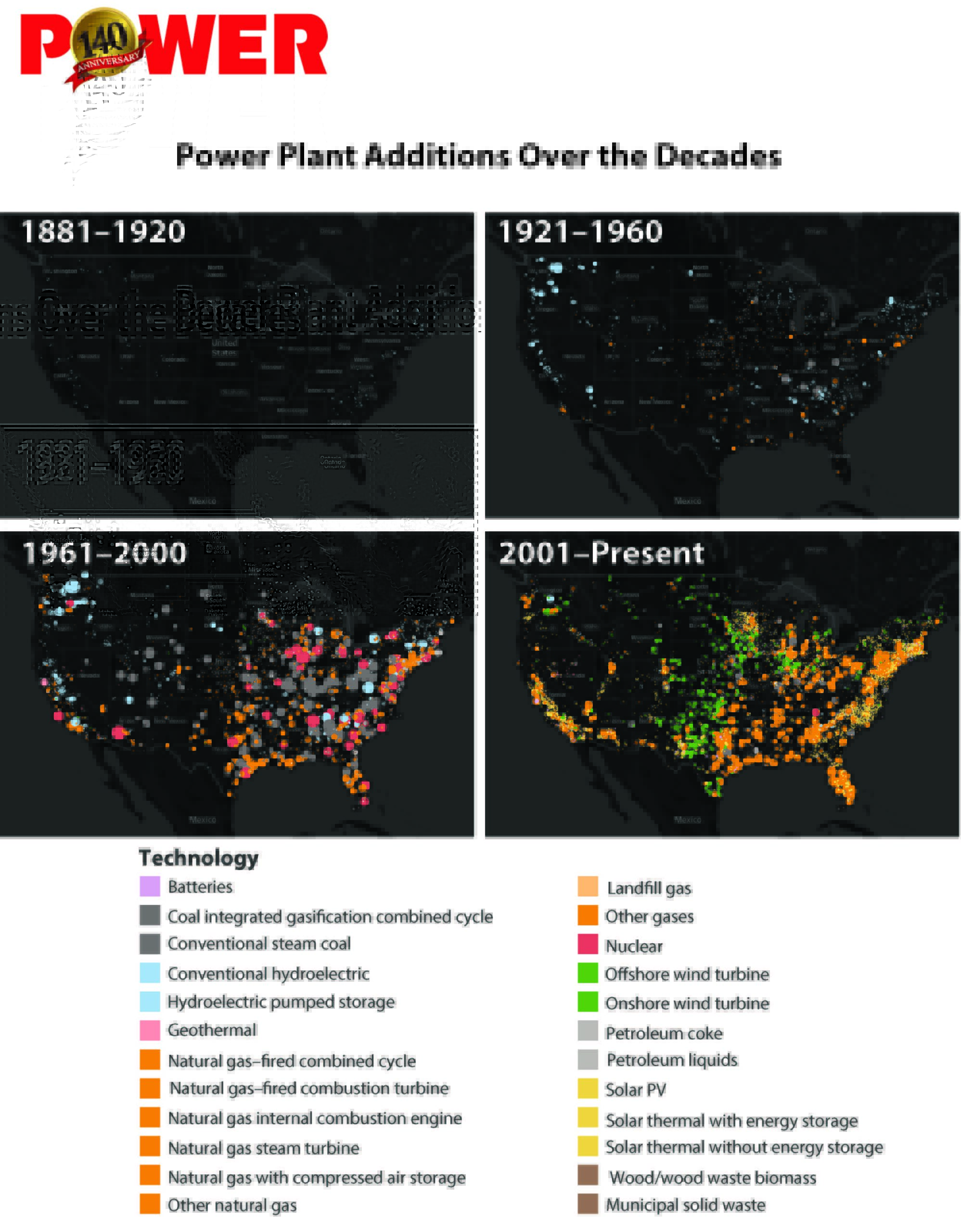 The Big Picture: Power Plant Additions Over the Decades [Infographic]