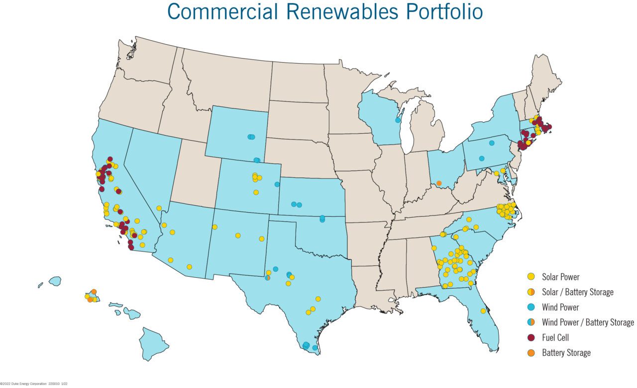 Duke Energy to Shed 3.4-GW Unregulated Renewable Business Segment in $2.8B Deal