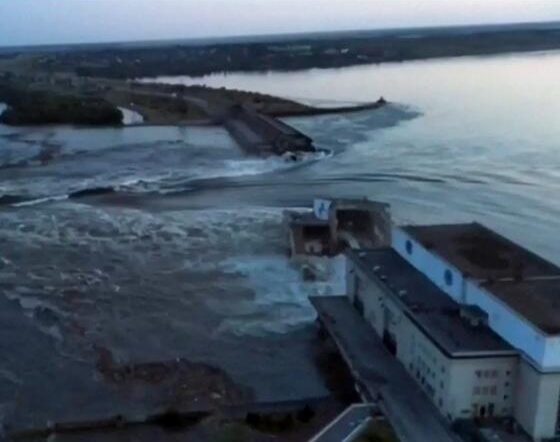 Devastating Ukraine Dam Breach Raises Concerns for Nearby Nuclear Plant