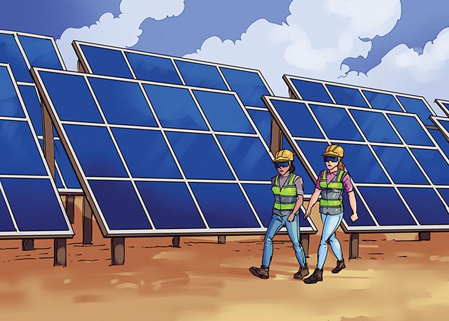 Marnie Surfaceblow: A Desert Solar Farm’s Muddy Problem