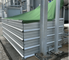 4. Windbreak protected skid. Courtesy: TG Advisors, an ENTRUST Solutions Group company