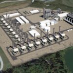 The Tennessee Valley Authority has embarked on a fast-track project to replace the 1.3-GW Kingston Fossil Plant in Tennessee with a 1.5-GW modern complex. GE Vernova will supply 16 aeroderivative LM6000VELOX* dual fuel DLE (dry low emissions) gas turbine and generator packages, which are expected to deliver 850 MW of flexible power when they begin operating in 2028 at TVA’s Kingston site. Courtesy: GE Vernova