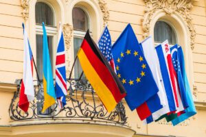 flags-of-the-world-in-front-of-a-buiding-envato